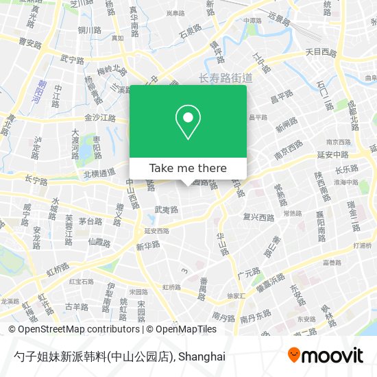 勺子姐妹新派韩料(中山公园店) map