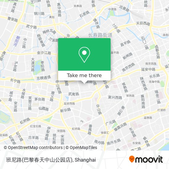 班尼路(巴黎春天中山公园店) map