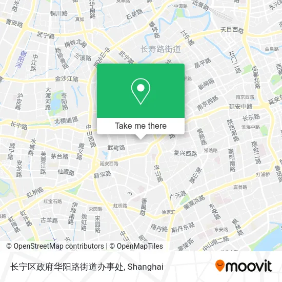 长宁区政府华阳路街道办事处 map