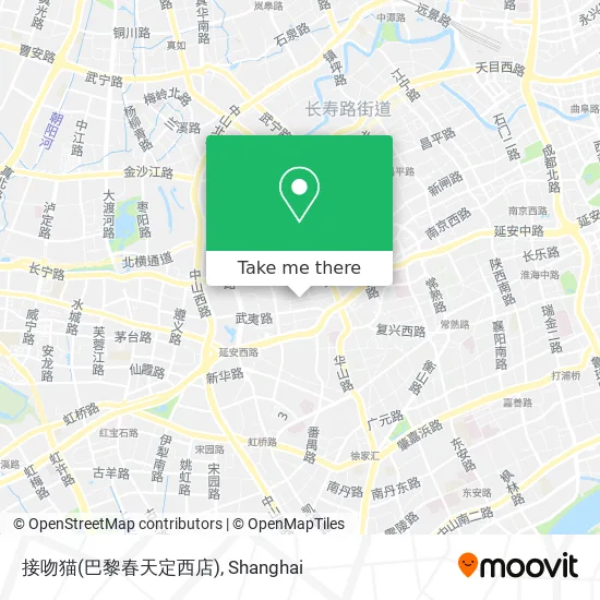 接吻猫(巴黎春天定西店) map