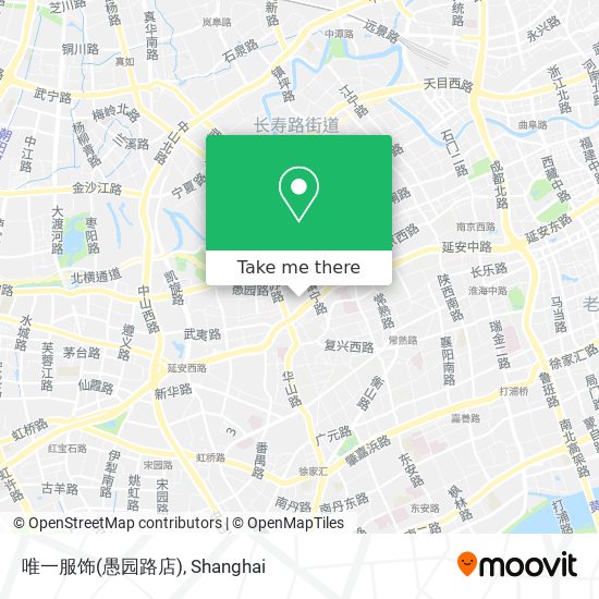 唯一服饰(愚园路店) map