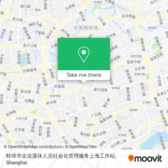 蚌埠市企业退休人员社会化管理服务上海工作站 map