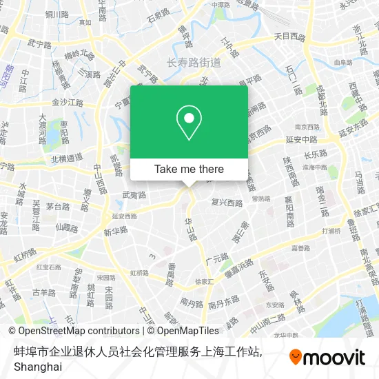 蚌埠市企业退休人员社会化管理服务上海工作站 map