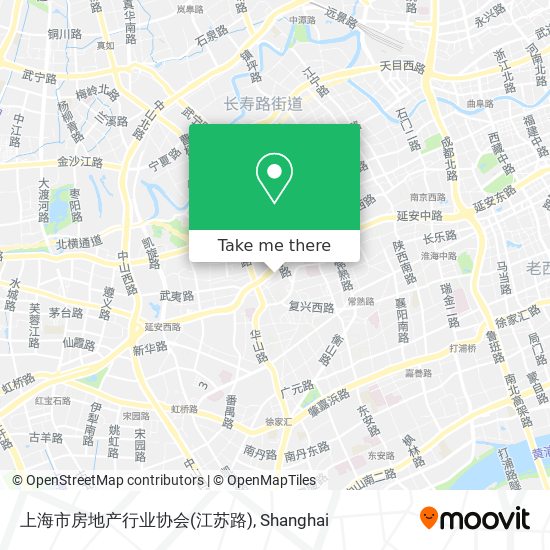 上海市房地产行业协会(江苏路) map