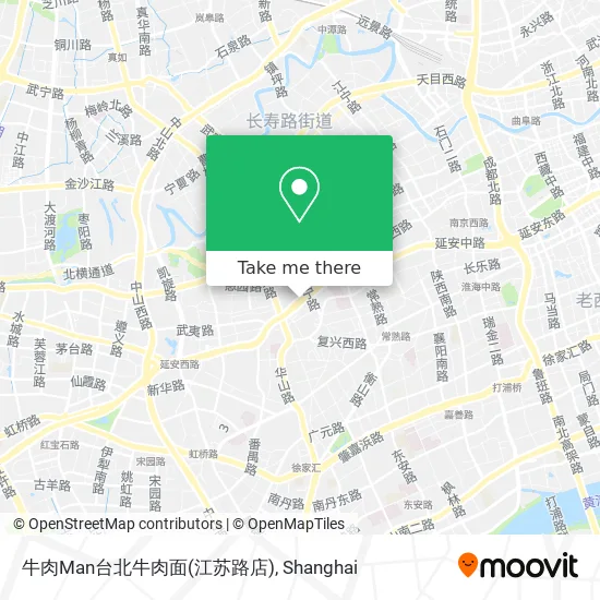 牛肉Man台北牛肉面(江苏路店) map