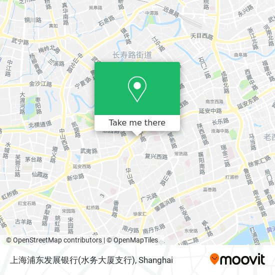 上海浦东发展银行(水务大厦支行) map