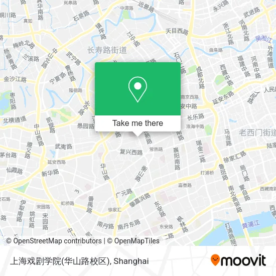 上海戏剧学院(华山路校区) map