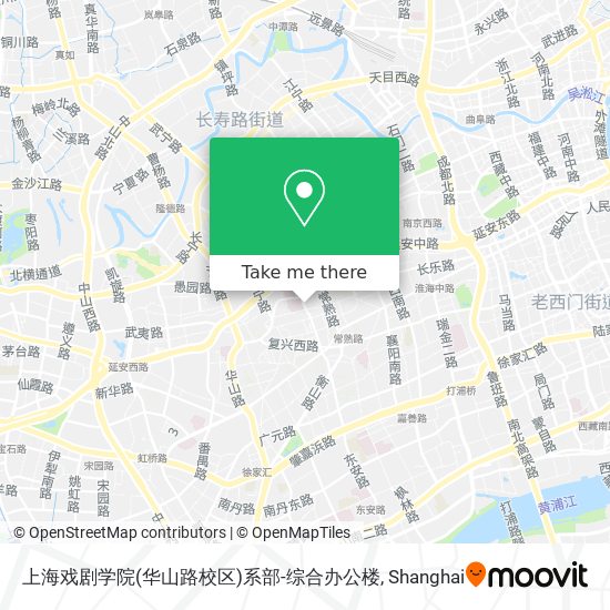 上海戏剧学院(华山路校区)系部-综合办公楼 map