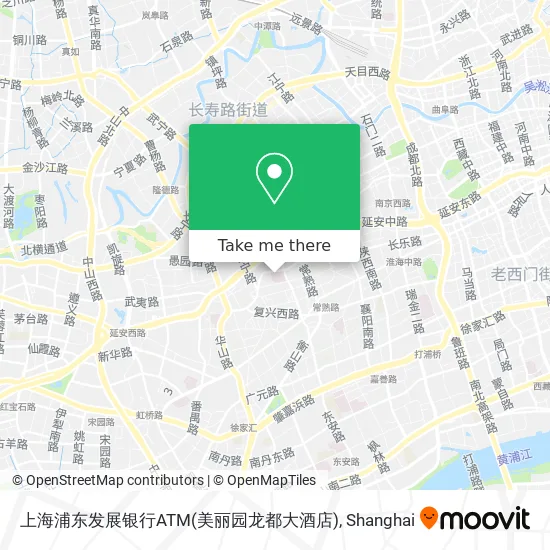 上海浦东发展银行ATM(美丽园龙都大酒店) map