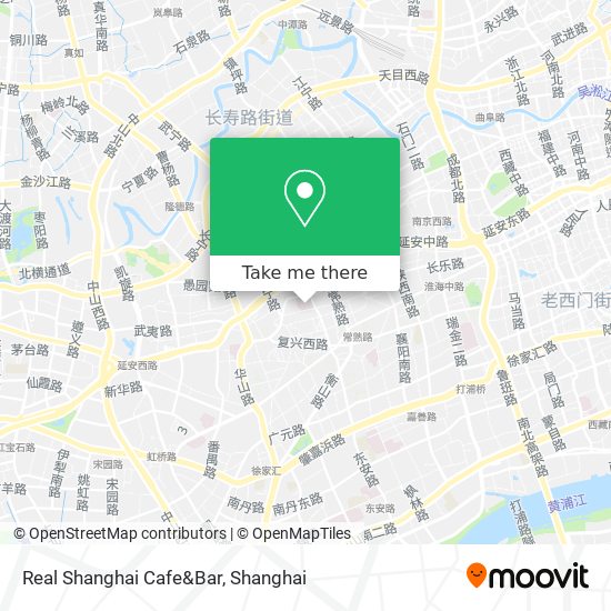 Real Shanghai Cafe&Bar map