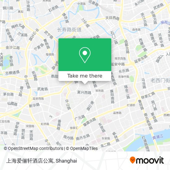 上海爱俪轩酒店公寓 map