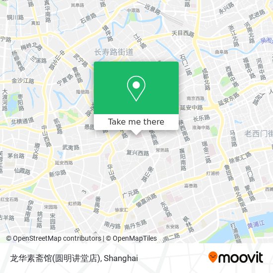 龙华素斋馆(圆明讲堂店) map