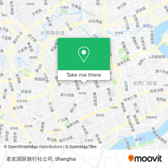 老友国际旅行社公司 map