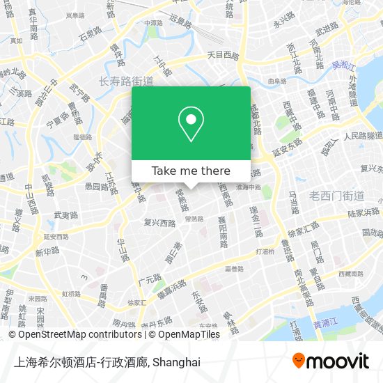 上海希尔顿酒店-行政酒廊 map