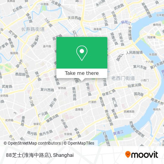 88芝士(淮海中路店) map