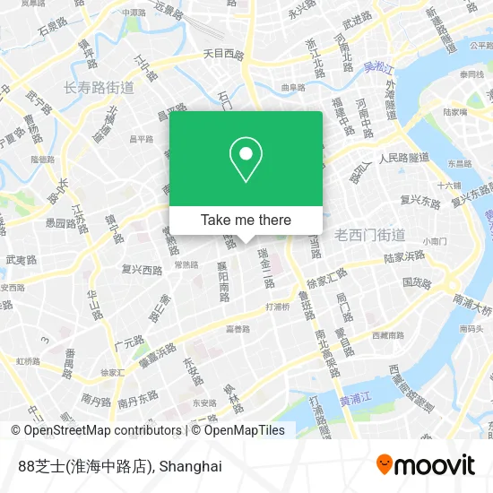 88芝士(淮海中路店) map