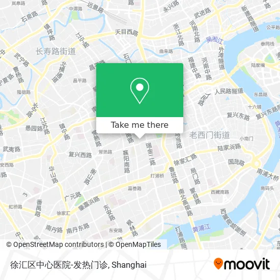 徐汇区中心医院-发热门诊 map