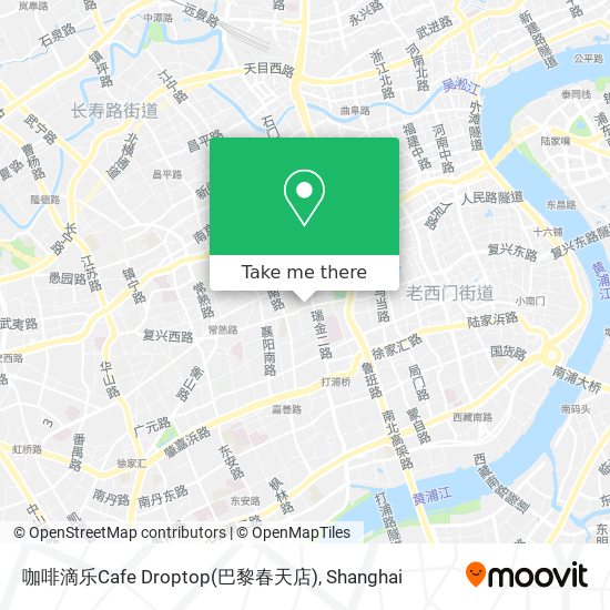 咖啡滴乐Cafe Droptop(巴黎春天店) map