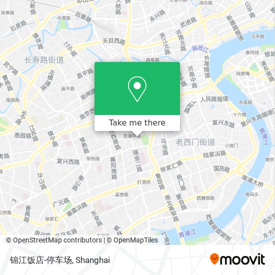 锦江饭店-停车场 map