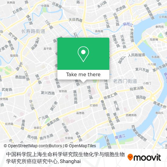中国科学院上海生命科学研究院生物化学与细胞生物学研究所癌症研究中心 map