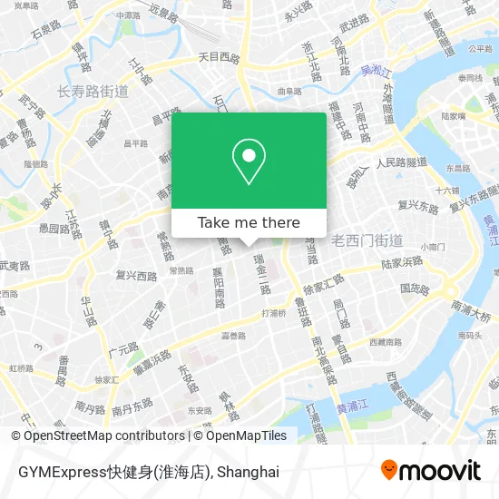 GYMExpress快健身(淮海店) map