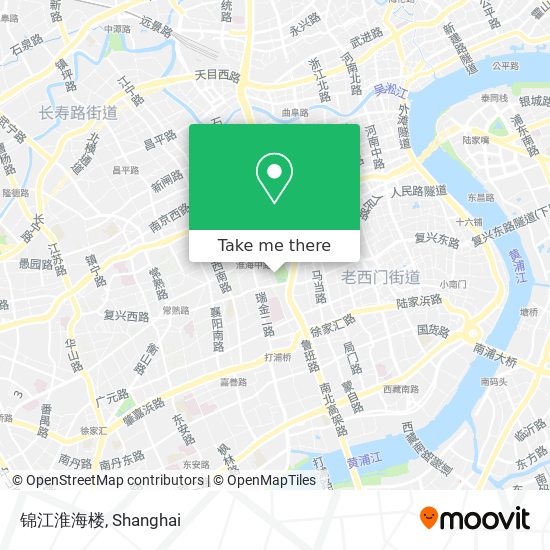 锦江淮海楼 map