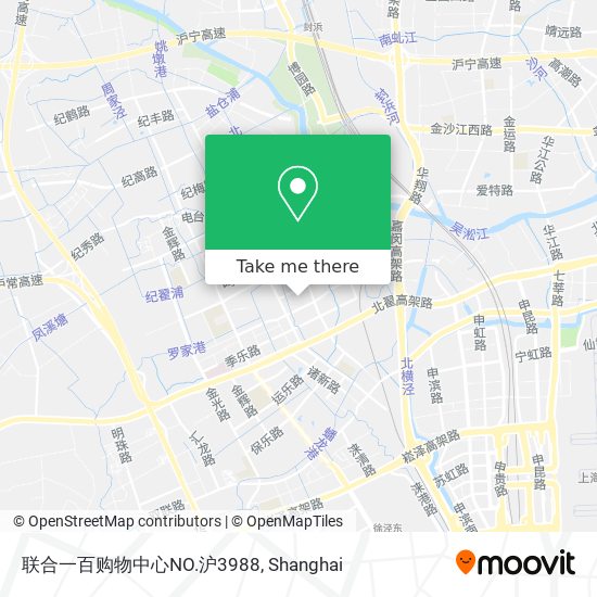 联合一百购物中心NO.沪3988 map