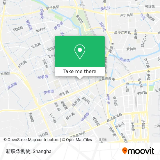 新联华购物 map