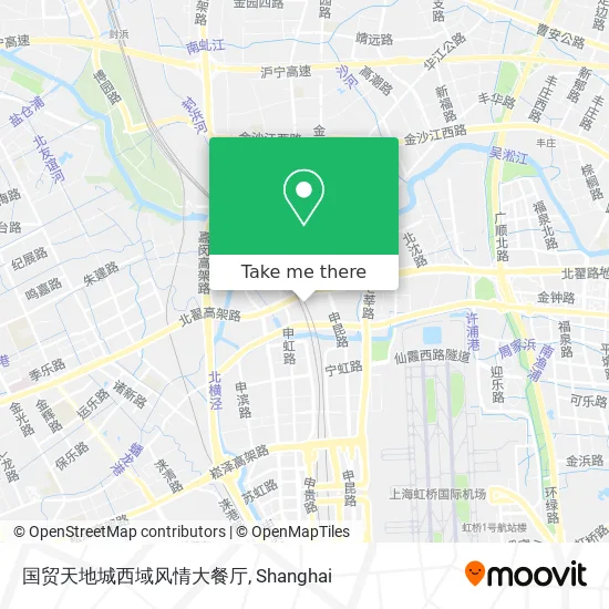 国贸天地城西域风情大餐厅 map