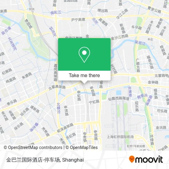 金巴兰国际酒店-停车场 map