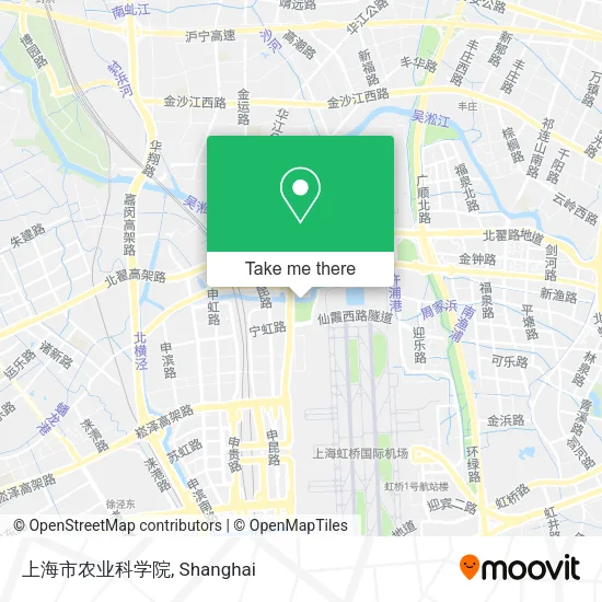 上海市农业科学院 map