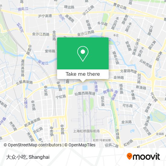 大众小吃 map