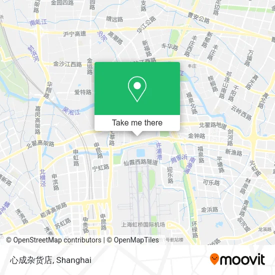 心成杂货店 map