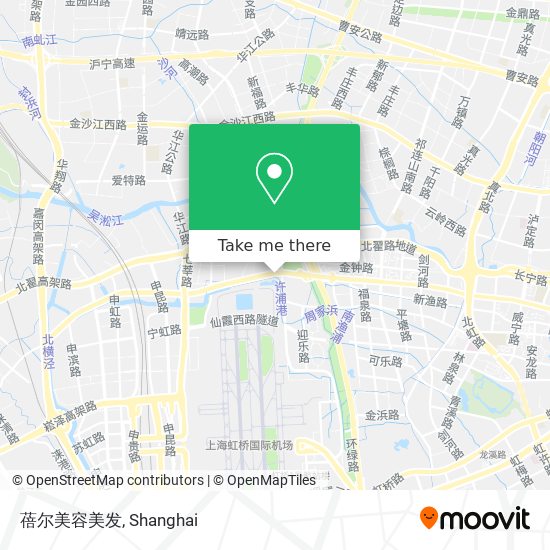 蓓尔美容美发 map