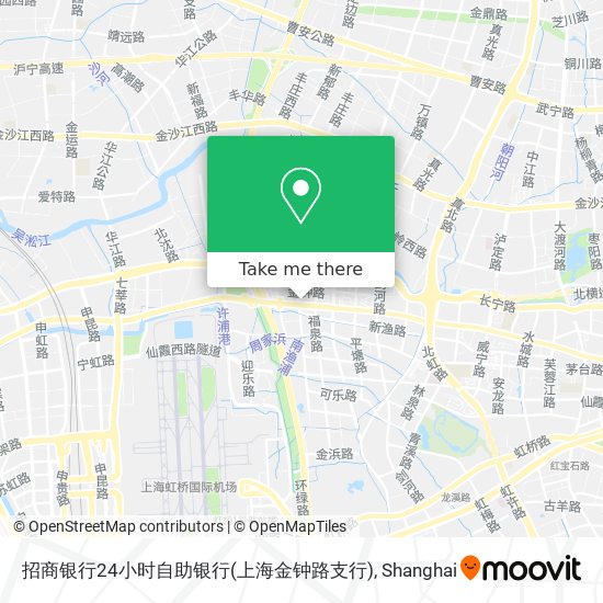 招商银行24小时自助银行(上海金钟路支行) map