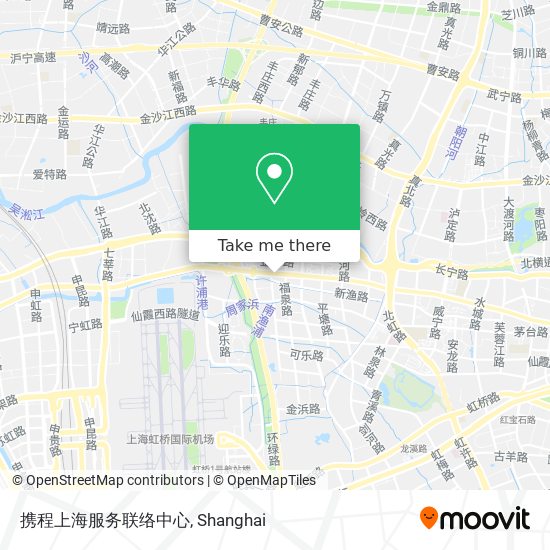 携程上海服务联络中心 map