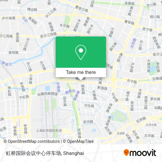 虹桥国际会议中心停车场 map