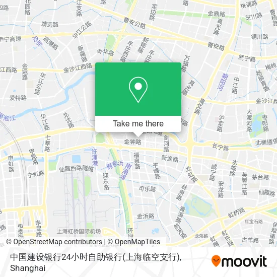 中国建设银行24小时自助银行(上海临空支行) map
