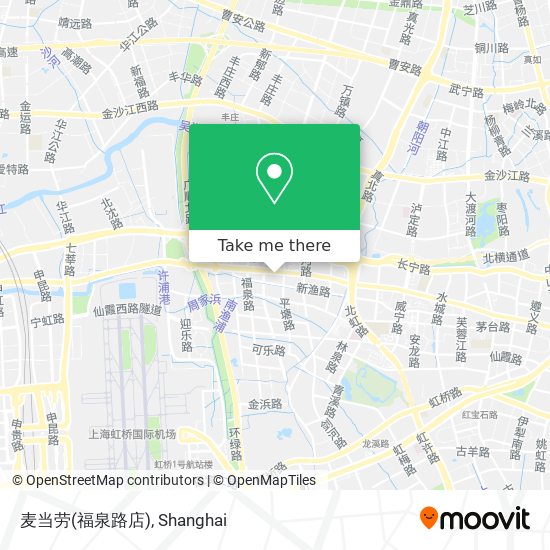 麦当劳(福泉路店) map