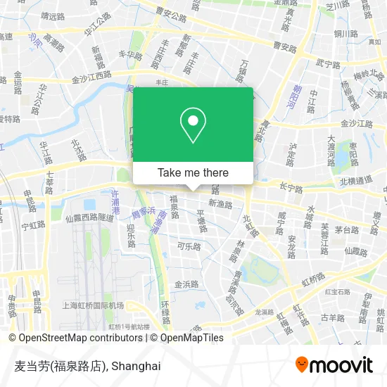 麦当劳(福泉路店) map