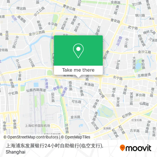 上海浦东发展银行24小时自助银行(临空支行) map