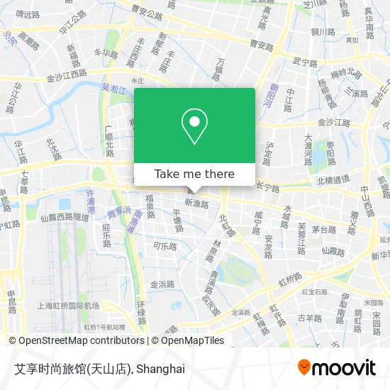 艾享时尚旅馆(天山店) map