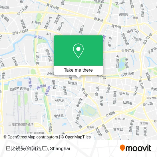 巴比馒头(剑河路店) map