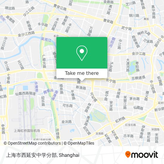 上海市西延安中学分部 map