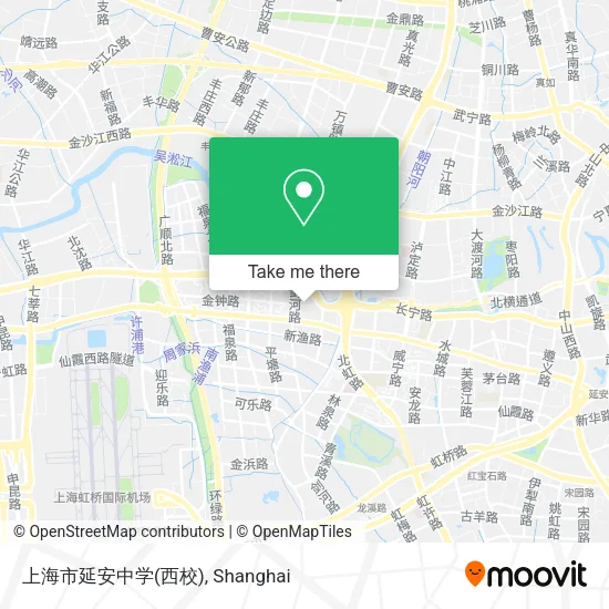 上海市延安中学(西校) map