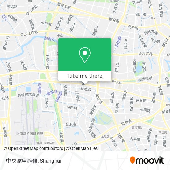 中央家电维修 map