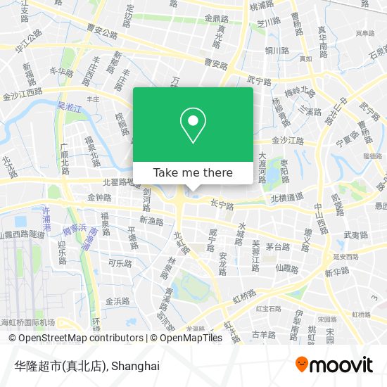 华隆超市(真北店) map
