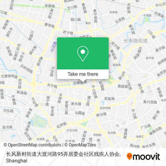 长风新村街道大渡河路95弄居委会社区残疾人协会 map