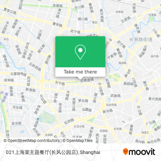 021上海菜主题餐厅(长风公园店) map
