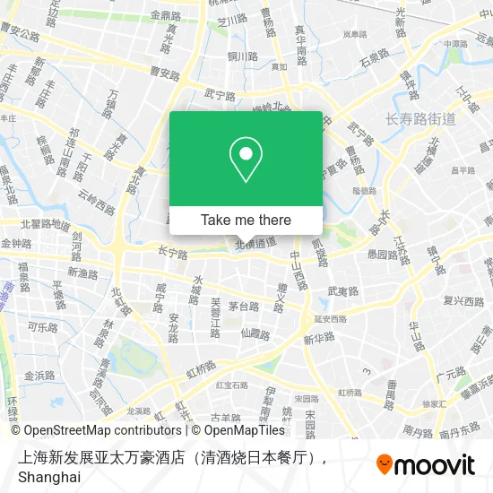 上海新发展亚太万豪酒店（清酒烧日本餐厅） map